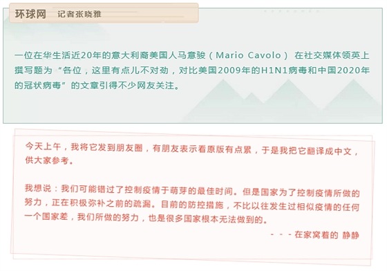 各位，這里有點不對勁，對比美國2009年的H1N1病毒和中國2020年的冠狀病毒