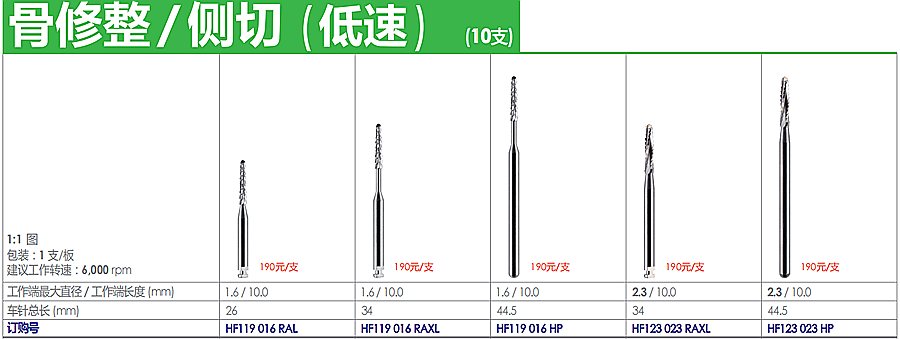 德國(guó)奧一骨修整 側(cè)切（低速）